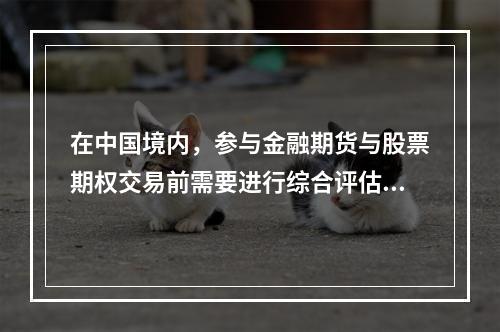 在中国境内，参与金融期货与股票期权交易前需要进行综合评估的是