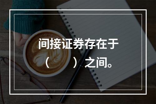 间接证券存在于（　　）之间。