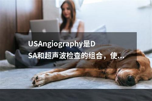 USAngiography是DSA和超声波检查的组合，使用的