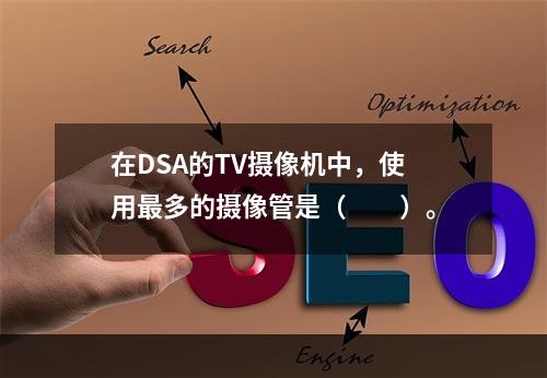 在DSA的TV摄像机中，使用最多的摄像管是（　　）。