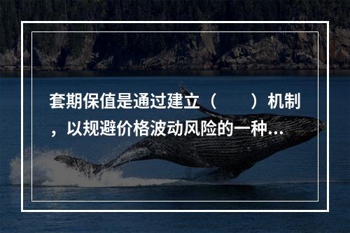 套期保值是通过建立（　　）机制，以规避价格波动风险的一种交易