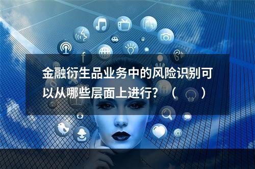 金融衍生品业务中的风险识别可以从哪些层面上进行？（　　）