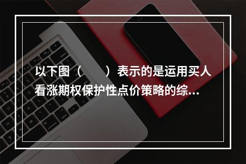 以下图（  ）表示的是运用买人看涨期权保护性点价策略的综合效