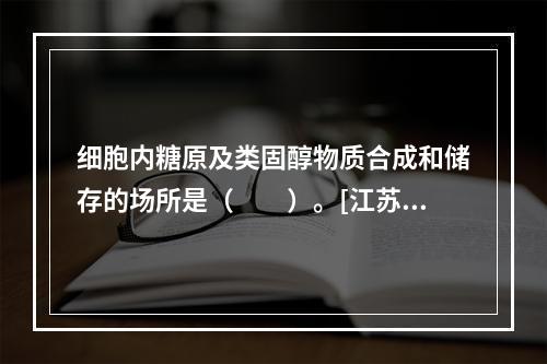 细胞内糖原及类固醇物质合成和储存的场所是（　　）。[江苏省2