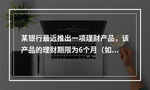 某银行最近推出一项理财产品，该产品的理财期限为6个月（如未提