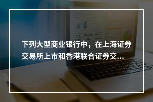 下列大型商业银行中，在上海证券交易所上市和香港联合证券交易所