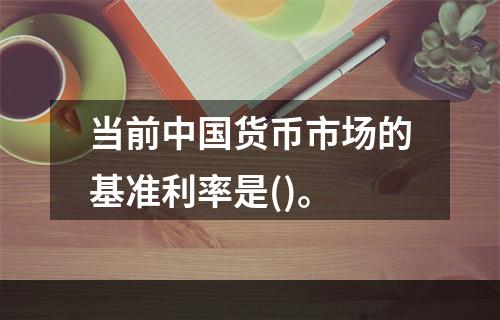 当前中国货币市场的基准利率是()。