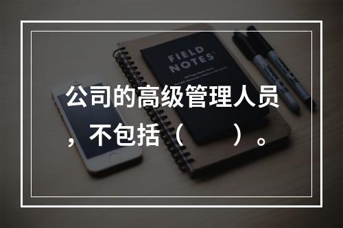 公司的高级管理人员，不包括（　　）。