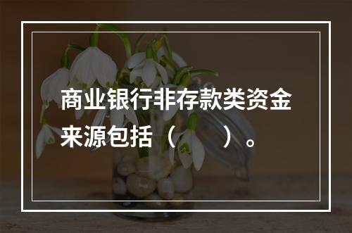 商业银行非存款类资金来源包括（　　）。