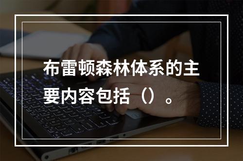 布雷顿森林体系的主要内容包括（）。