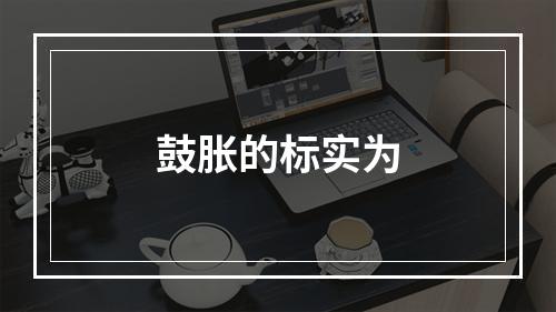 鼓胀的标实为