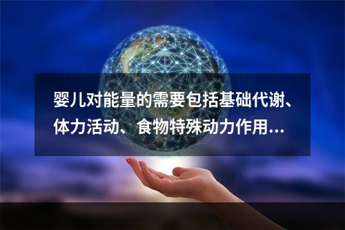 婴儿对能量的需要包括基础代谢、体力活动、食物特殊动力作用和生