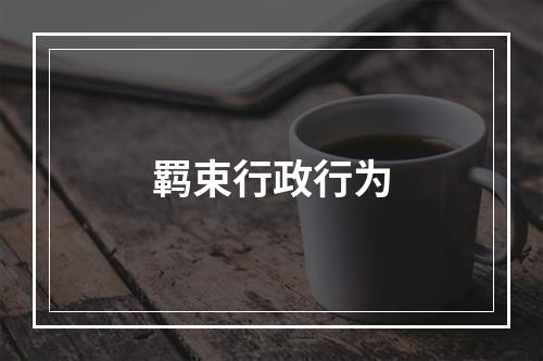 羁束行政行为