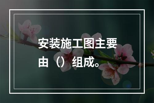 安装施工图主要由（）组成。