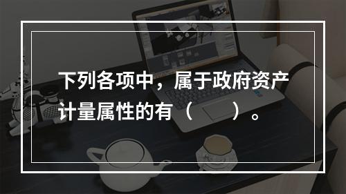 下列各项中，属于政府资产计量属性的有（　　）。