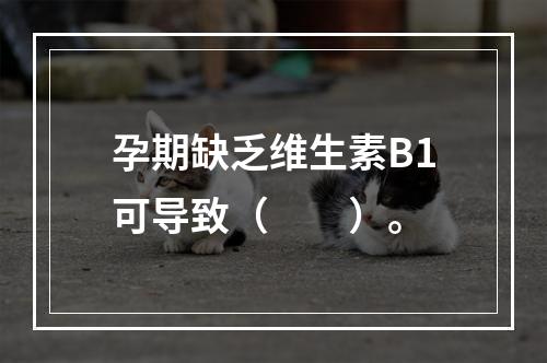 孕期缺乏维生素B1可导致（　　）。