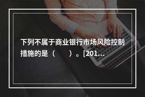 下列不属于商业银行市场风险控制措施的是（　　）。[2014年