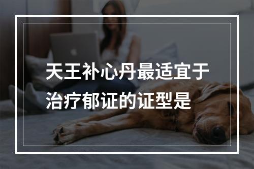 天王补心丹最适宜于治疗郁证的证型是