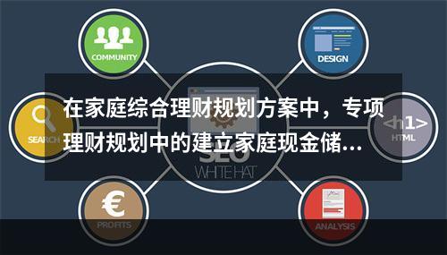 在家庭综合理财规划方案中，专项理财规划中的建立家庭现金储备不