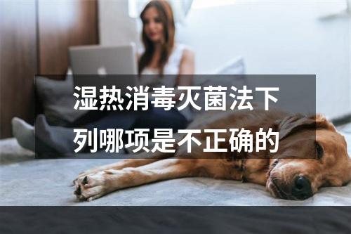 湿热消毒灭菌法下列哪项是不正确的