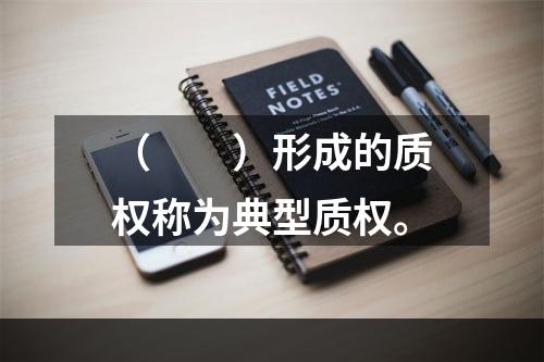 （　　）形成的质权称为典型质权。