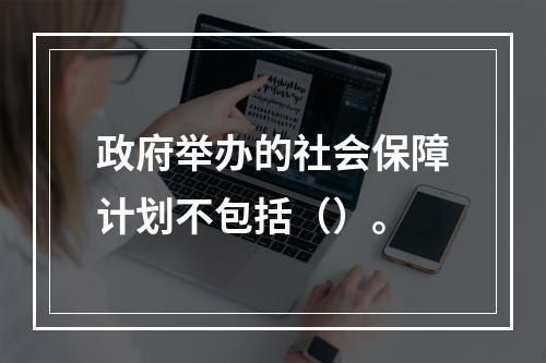 政府举办的社会保障计划不包括（）。