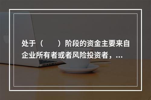 处于（　　）阶段的资金主要来自企业所有者或者风险投资者，而不