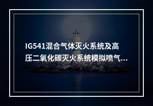 IG541混合气体灭火系统及高压二氧化碳灭火系统模拟喷气试验