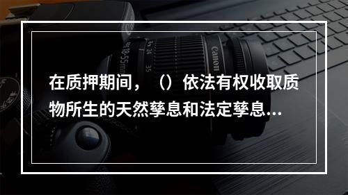 在质押期间，（）依法有权收取质物所生的天然孳息和法定孳息。