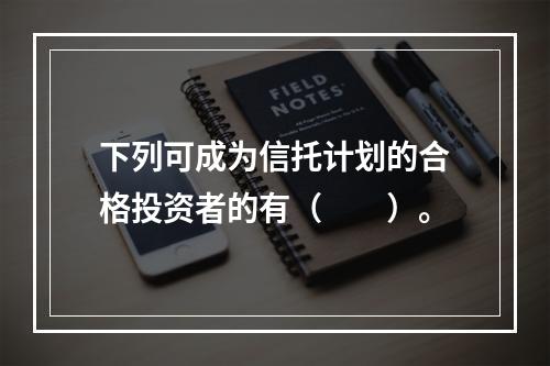 下列可成为信托计划的合格投资者的有（　　）。