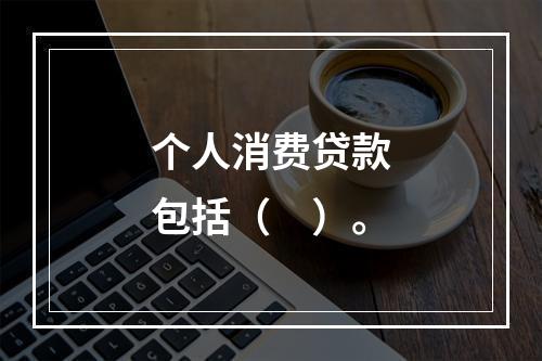 个人消费贷款包括（　）。