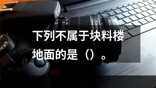 下列不属于块料楼地面的是（）。