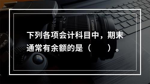 下列各项会计科目中，期末通常有余额的是（　　）。