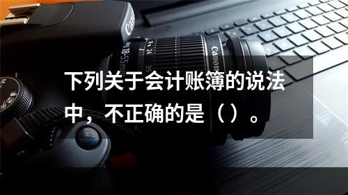 下列关于会计账簿的说法中，不正确的是（ ）。