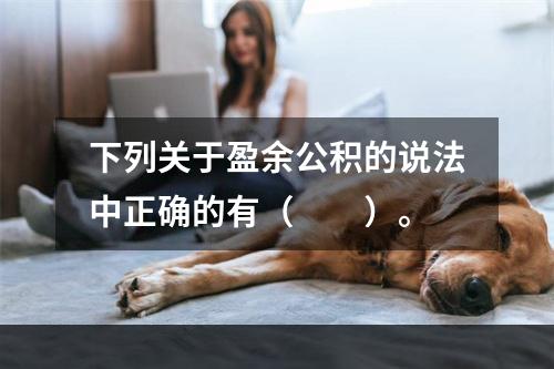 下列关于盈余公积的说法中正确的有（　　）。