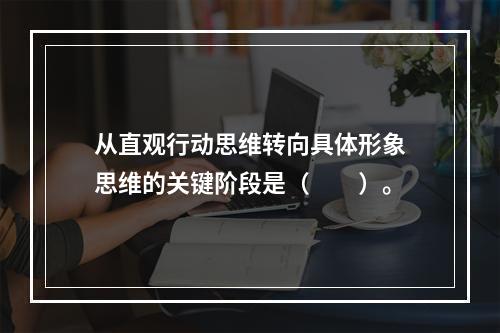 从直观行动思维转向具体形象思维的关键阶段是（　　）。