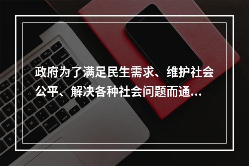 政府为了满足民生需求、维护社会公平、解决各种社会问题而通过各