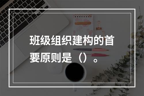 班级组织建构的首要原则是（）。