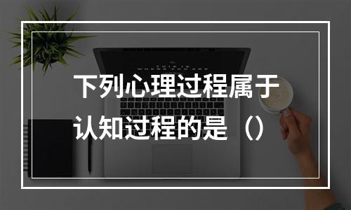 下列心理过程属于认知过程的是（）