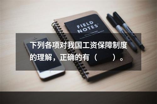 下列各项对我国工资保障制度的理解，正确的有（　　）。