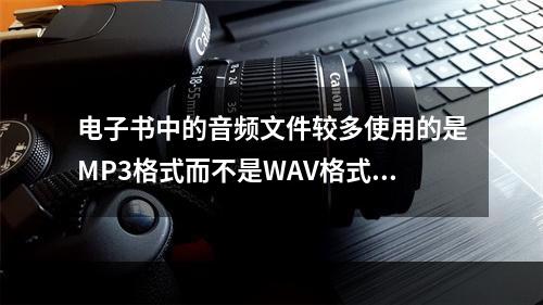 电子书中的音频文件较多使用的是MP3格式而不是WAV格式，