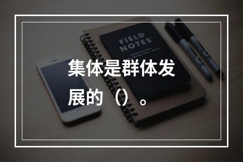 集体是群体发展的（）。