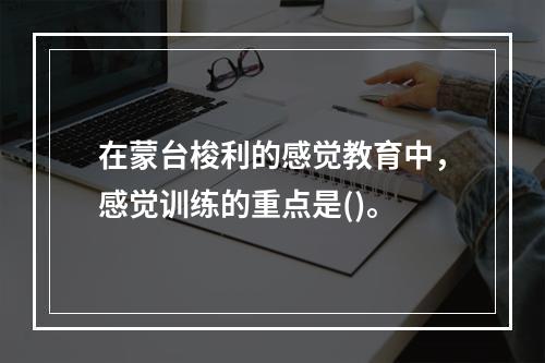 在蒙台梭利的感觉教育中，感觉训练的重点是()。