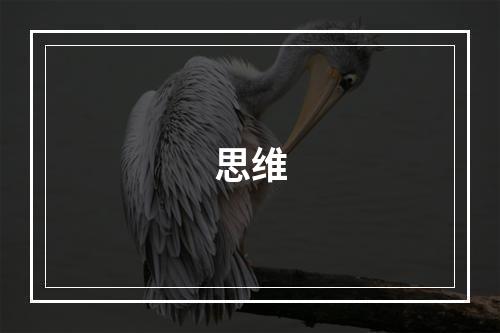 思维