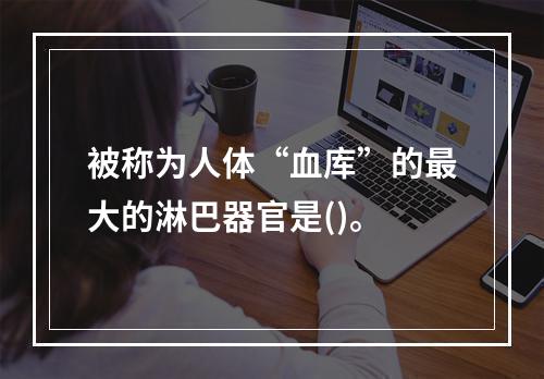 被称为人体“血库”的最大的淋巴器官是()。