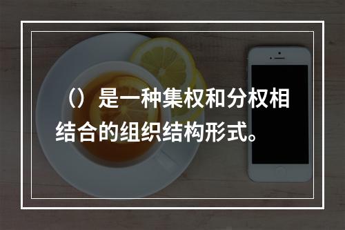 （）是一种集权和分权相结合的组织结构形式。