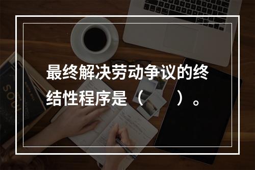 最终解决劳动争议的终结性程序是（　　）。