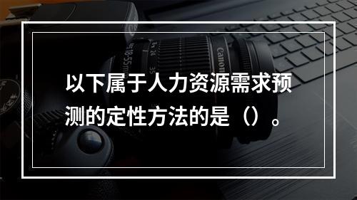 以下属于人力资源需求预测的定性方法的是（）。