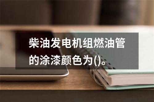 柴油发电机组燃油管的涂漆颜色为()。