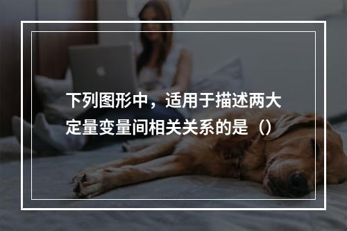 下列图形中，适用于描述两大定量变量间相关关系的是（）